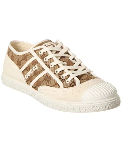 Gucci Gg Canvas Sneakers In Brown
