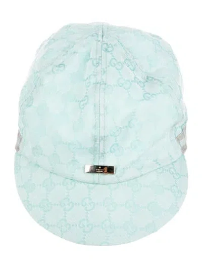 Pre-owned Gucci Gg Canvas Baseball Cap In Blue