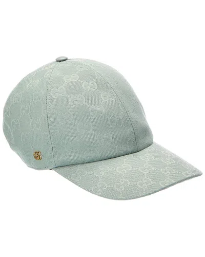 Gucci Gg Canvas Baseball Cap In Green