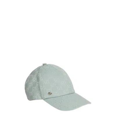 Gucci Gg Canvas Baseball Hat In Green