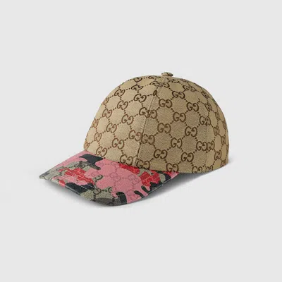 Gucci Gg Canvas Baseball Hat In Brown