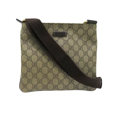 Gucci Gg Canvas Beige Canvas Shopper Bag () In Brown