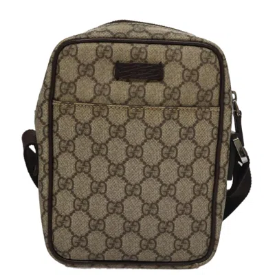 Pre-owned Gucci Gg Canvas Beige Canvas Shoulder Bag ()