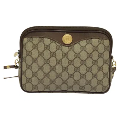 Pre-owned Gucci Gg Canvas Beige Canvas Shoulder Bag ()