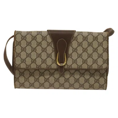 Pre-owned Gucci Gg Canvas Beige Canvas Shoulder Bag ()
