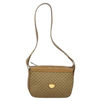 Pre-owned Gucci Gg Canvas Beige Canvas Shoulder Bag ()