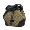 GUCCI GUCCI GG CANVAS BEIGE CANVAS SHOULDER BAG (PRE-OWNED)