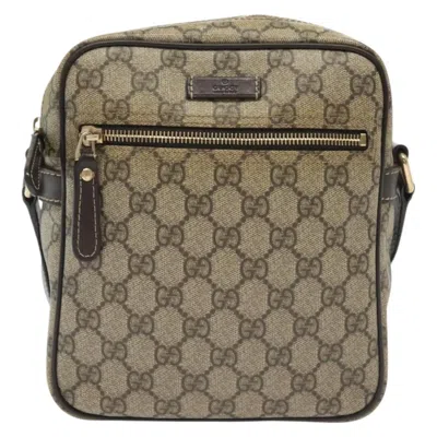 Pre-owned Gucci Gg Canvas Beige Canvas Shoulder Bag () In Sand
