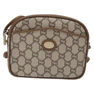 Pre-owned Gucci Gg Canvas Beige Pvc Shoulder Bag ()