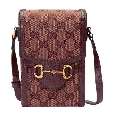 Gucci Gg-canvas Belt Bag In Brown