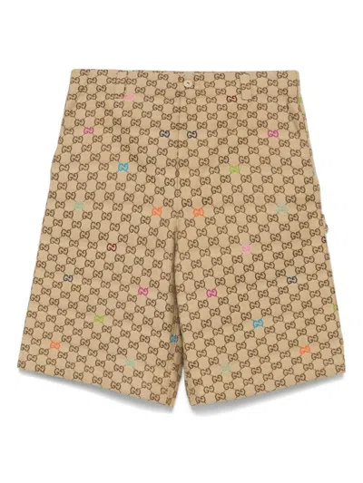 GUCCI GUCCI GG CANVAS BERMUDA SHORTS