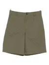 Gucci Men Gg Canvas Bermuda Shorts In Green