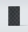 Gucci Gg Canvas Bifold Card Holder In Black