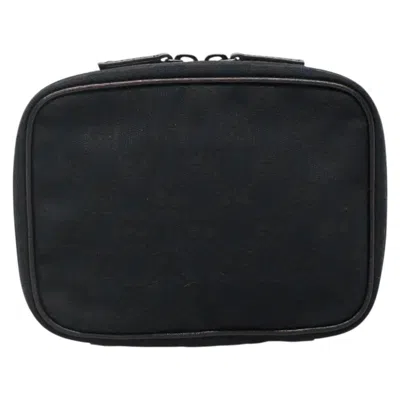 Pre-owned Gucci Gg Canvas Black Canvas Clutch Bag ()