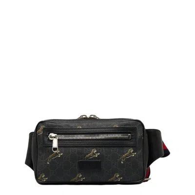 Gucci Gg Canvas Black Canvas Clutch Bag ()