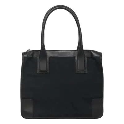 Pre-owned Gucci Gg Canvas Black Canvas Tote Bag ()
