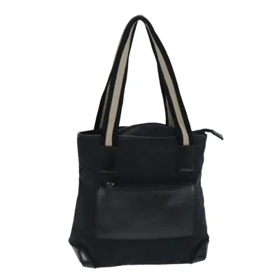 Pre-owned Gucci Gg Canvas Black Canvas Tote Bag ()