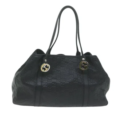 Gucci Gg Canvas Black Canvas Tote Bag ()