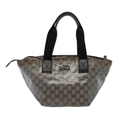 Pre-owned Gucci Gg Canvas Black Canvas Tote Bag ()