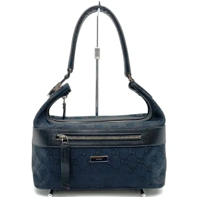 Pre-owned Gucci Gg Canvas Black Gg Canvas Handbag Shoulder Bag ()
