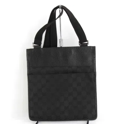 Pre-owned Gucci Gg Canvas Black Gg Canvas Shoulder Bag ()