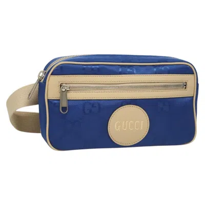 Pre-owned Gucci Gg Canvas Blue Canvas Shoulder Bag ()