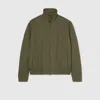 Gucci Mens Rusty Green Monogram-pattern Cotton-blend Blouson Jacket