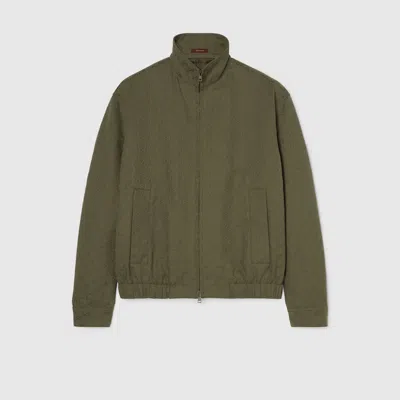 GUCCI GUCCI GG CANVAS BOMBER JACKET