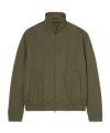 Gucci Mens Rusty Green Monogram-pattern Cotton-blend Blouson Jacket In Green