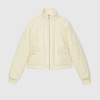 Gucci Bomberjacke Aus Gg Canvas In White