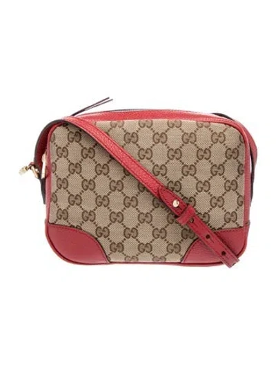 Pre-owned Gucci Gg Canvas Bree Mini