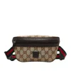 GUCCI GUCCI GG CANVAS BROWN CANVAS CLUTCH BAG (PRE-OWNED)