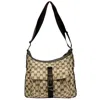 GUCCI GUCCI GG CANVAS BROWN CANVAS SHOULDER BAG (PRE-OWNED)