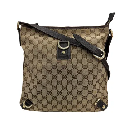 Pre-owned Gucci Gg Canvas Brown Gg Canvas Shoulder Bag ()