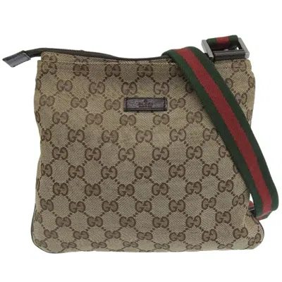 Pre-owned Gucci Gg Canvas Brown Gg Canvas Shoulder Bag ()