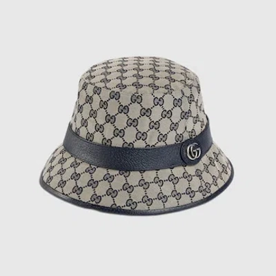 Gucci Gg Canvas Bucket Hat In Blue