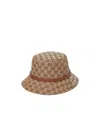 Gucci Gg Canvas Bucket Hat In Brown