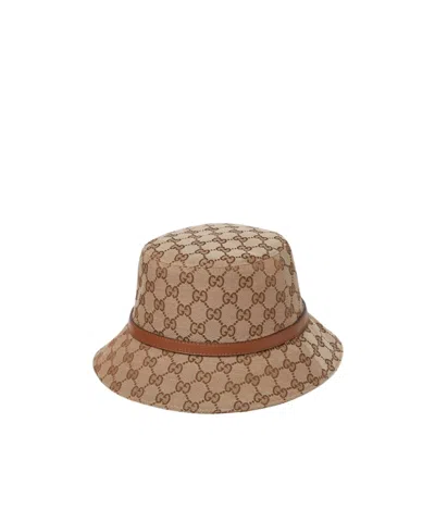 GUCCI GG CANVAS BUCKET HAT
