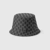 Gucci Gg Canvas Fisherman Hat In Grey