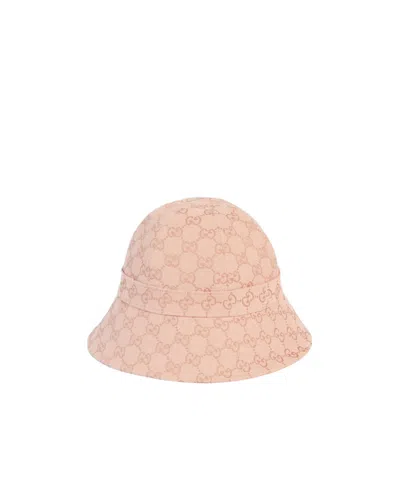 Gucci Gg-canvas Bucket Hat In Nude