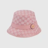 Gucci Gg Canvas Bucket Hat In Pink