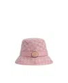 Gucci Gg Canvas Bucket Hat In Pink