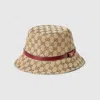 Gucci Gg Canvas Bucket Hat In Sand