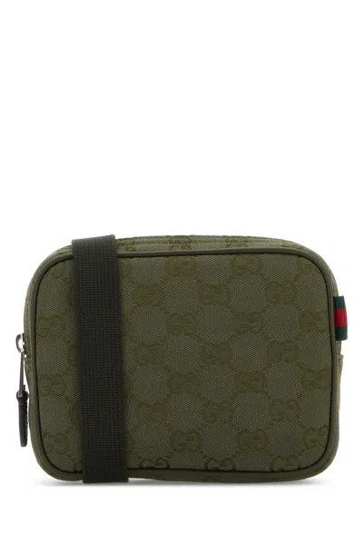 Gucci Gg Canvas Camera Bag In Pink