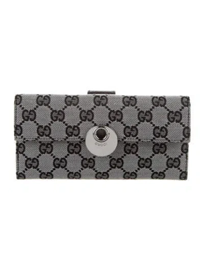 Pre-owned Gucci Gg Canvas Canvas Continental Wallet W/ Tags