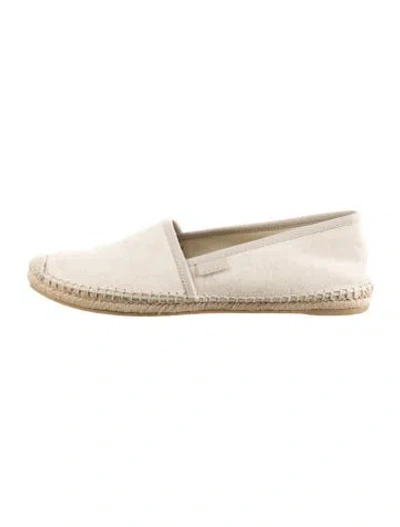 Pre-owned Gucci Gg Canvas Canvas Espadrilles In Neutrals