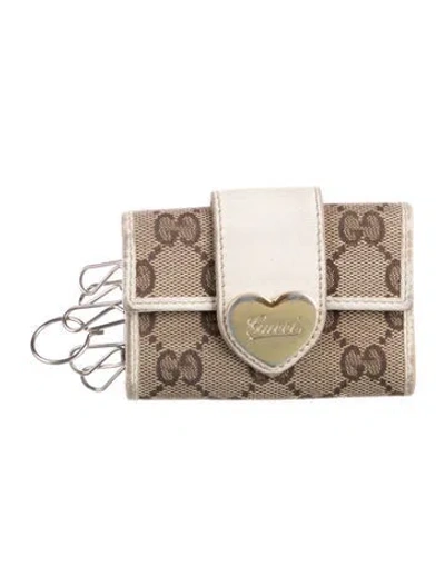 Pre-owned Gucci Gg Canvas Canvas Wallet In Brown