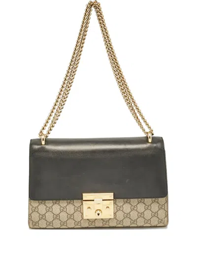 Pre-owned Gucci Gg-canvas Chain-strap Shoulder Bag