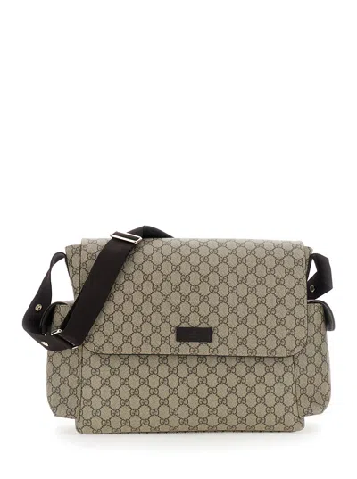 Gucci Gg Canvas Crossbody Bag In Beige
