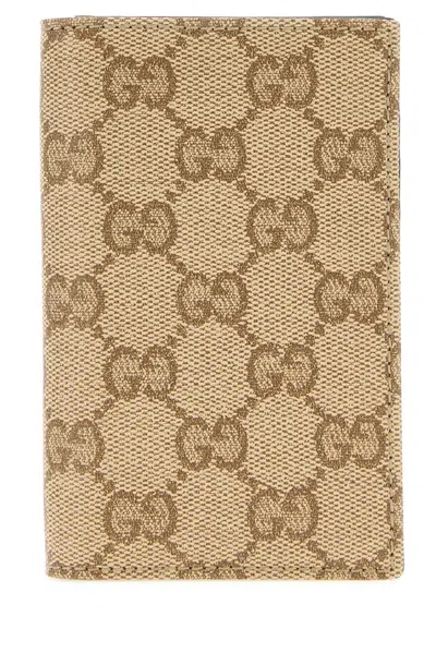 Gucci Gg Canvas  Essence Classic Card Holder In Printed